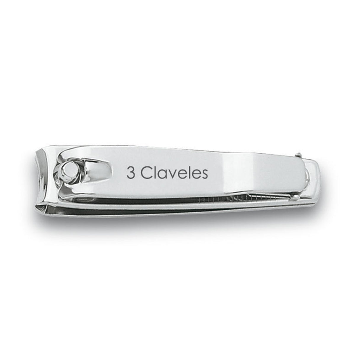 3 Claveles - Cortaúñas con Lima de 6 cm en Acero Carbono