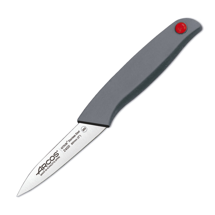 ARCOS Colour Prof - Cuchillo Mondador 8 cm Acero Inoxidable Forjado Nitrum