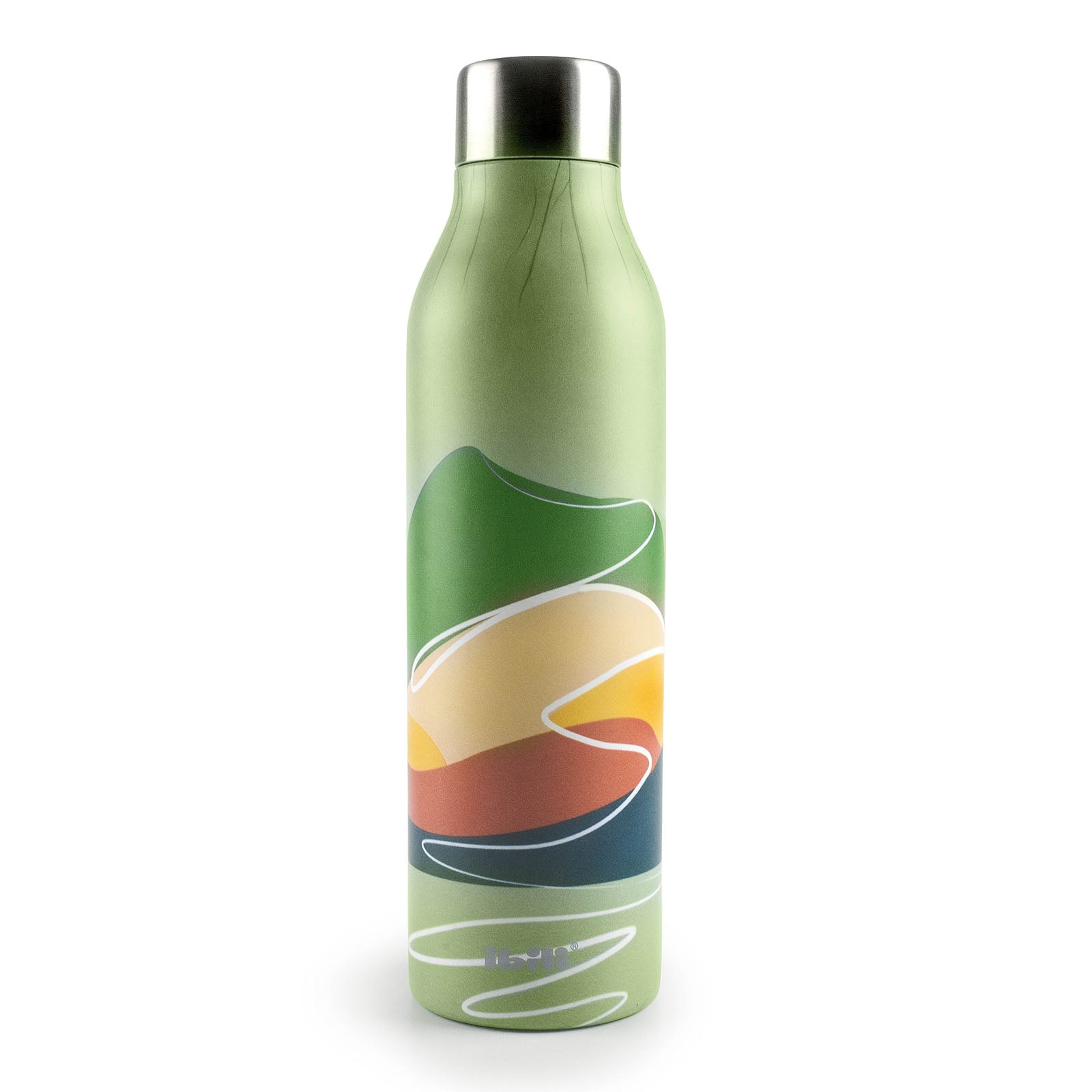 Botella térmica reutilizable de acero inoxidable-modelo FLORA