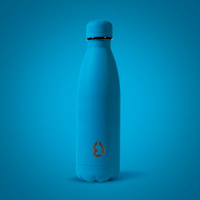 Water Revolution - Botella Térmica de Acero Inoxidable 500 ml Fluor, Color Blue