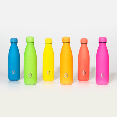 Water Revolution - Botella Térmica de Acero Inoxidable 500 ml Fluor, Color Coral