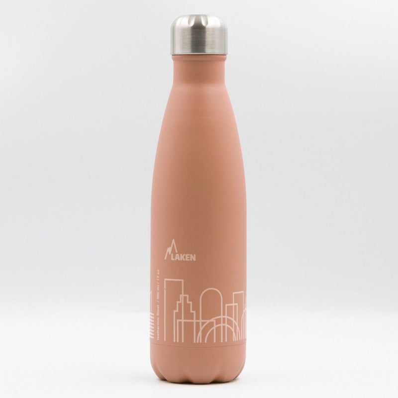LAKEN Drinklife City - Botella Térmica de 0.5L en Acero Inoxidable con Estuche de Cartón