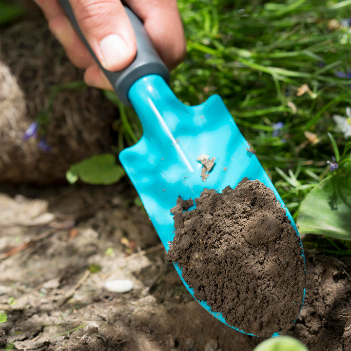 GARDENA Classic - Palita de Jardín Estrecha en Acero con Revestimiento Duroplast