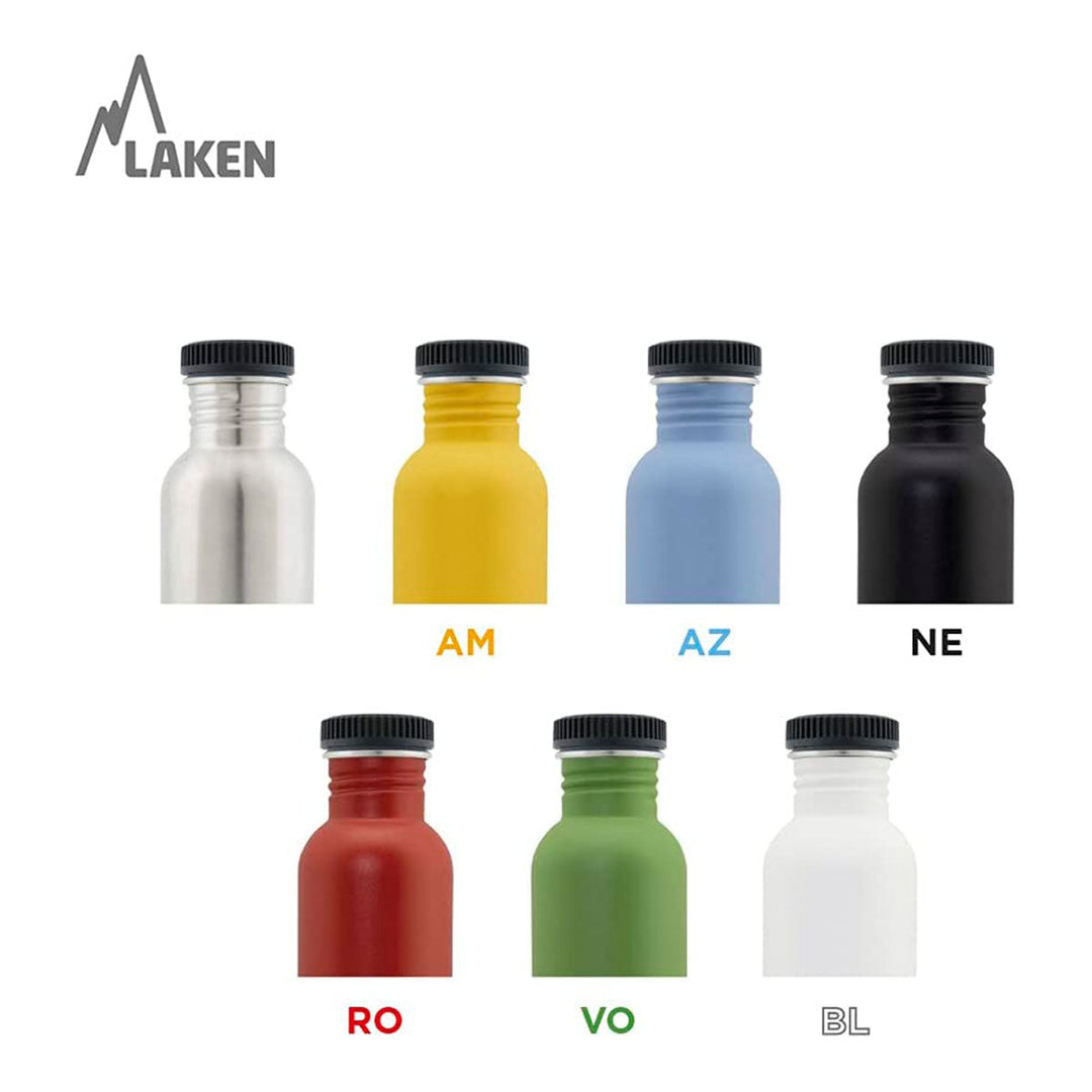 LAKEN Basic Steel - Tapón de Plástico para Botellas de Boca Estrecha