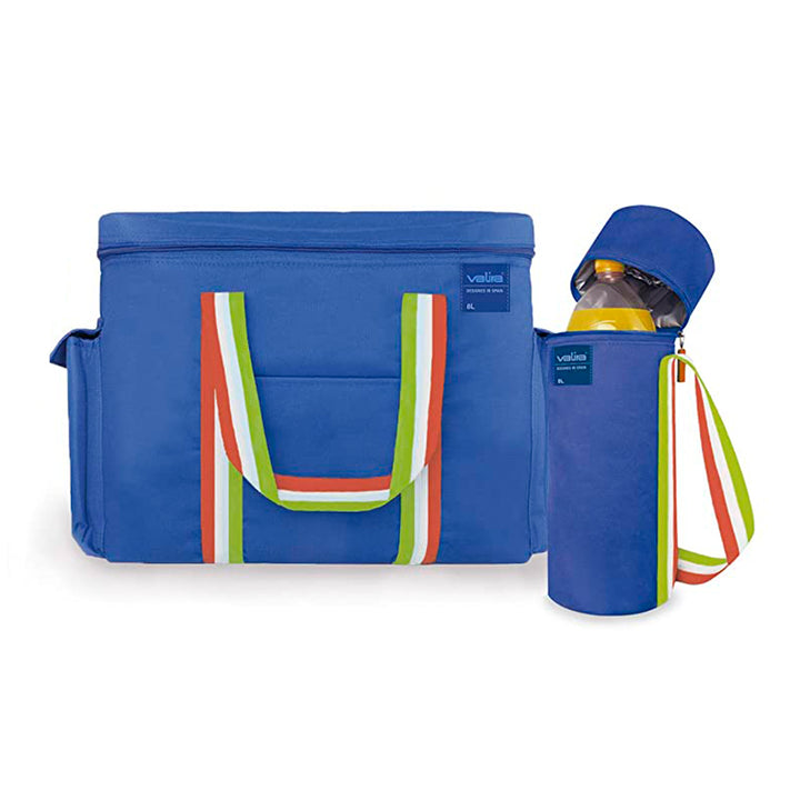 VALIRA Playa - Bolsa Térmica Porta Alimentos 22L con Doble Asa. Azul