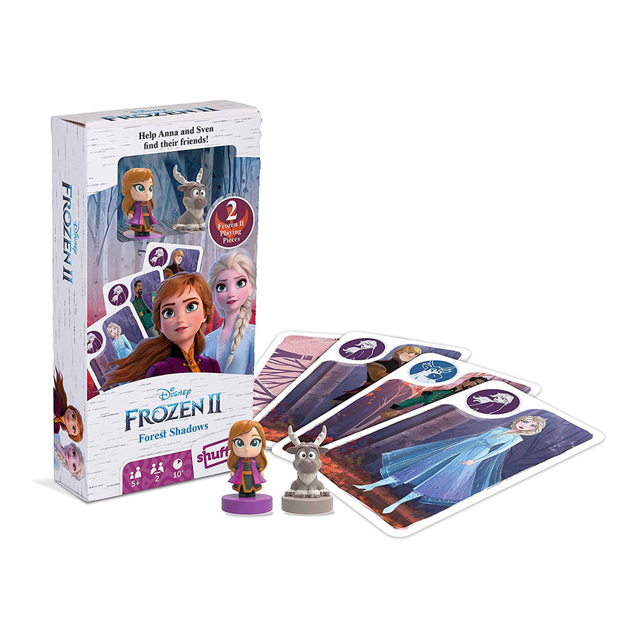 Shuffle Fun Frozen II - Juego de Cartas Infantil Busca la Pareja con Figuras de Anna y Sven