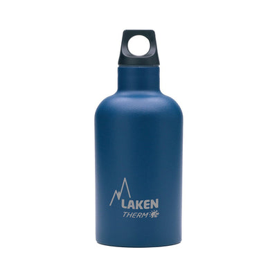 LAKEN Futura - Botella Térmica de Boca Estrecha 0.35L en Acero Inoxidable. Azul