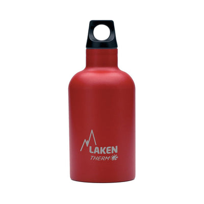 LAKEN Futura - Botella Térmica de Boca Estrecha 0.35L en Acero Inoxidable. Rojo