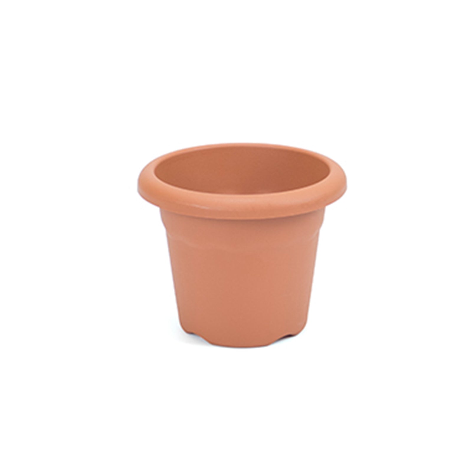 Plastiken TERRA - Maceta Redonda. Medida 12 cm 0.5L. Terracota