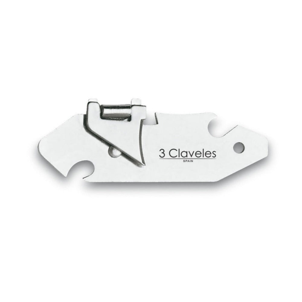 3 Claveles - Abrelatas Explorador 8 cm, Cromado